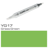 Experience professional-level coloring with COPIC CIAO MARKER YG17 GRASS GREEN. This high-quality marker offers precise color application and smooth ink flow, perfect for creating vibrant and realistic illustrations. The YG17 color provides a rich and natural grass green shade, adding depth and dimension to your artwork. Elevate your coloring game with COPIC!